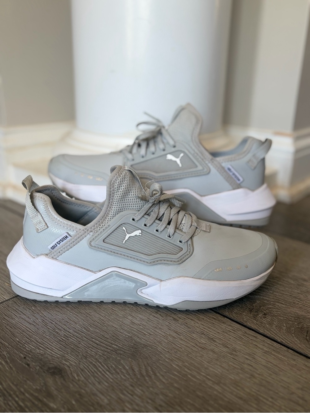 Puma Golf Shoe Light Gray Low-Top